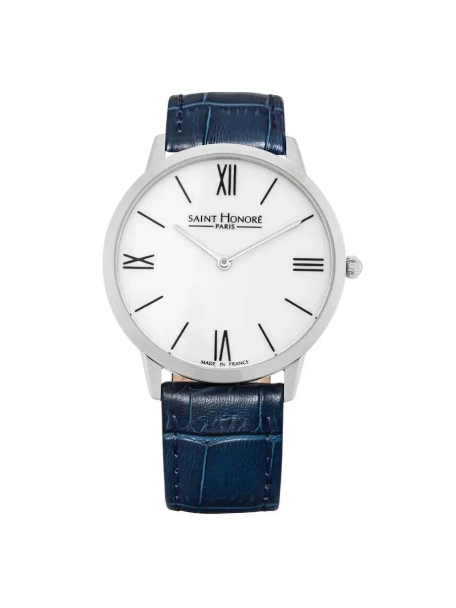 Мужские часы Saint Honore Paris Wagram с кварцевым механизмом и белым циферблатом H SH WG826011 1AR