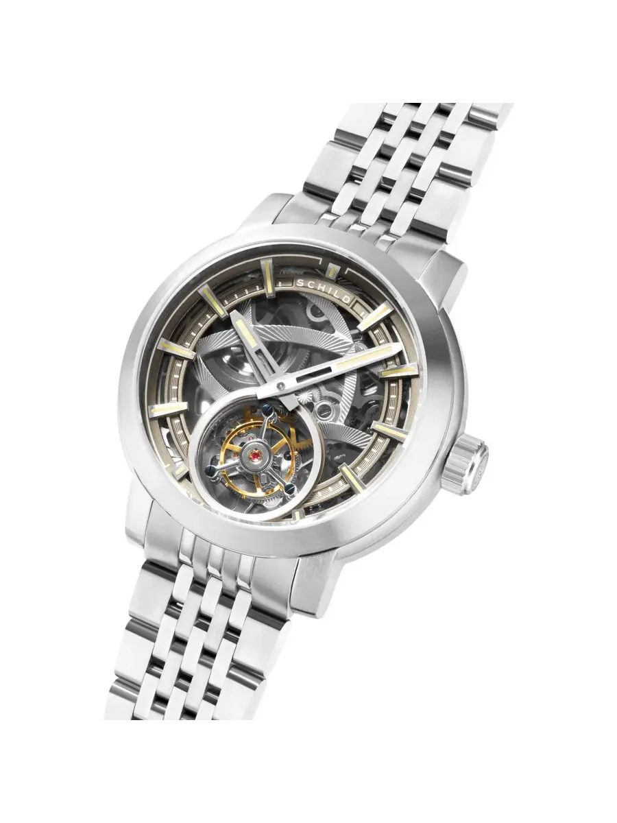 Мужские часы Schild Heinrich Grey Dial SC-1006-CC — изображение 2 из 3, оттенок серебряный