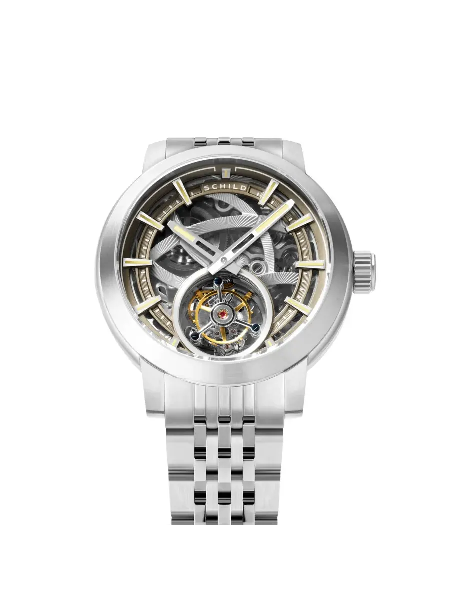 Мужские часы Schild Heinrich Grey Dial SC-1006-CC — изображение 3 из 3, оттенок серебряный