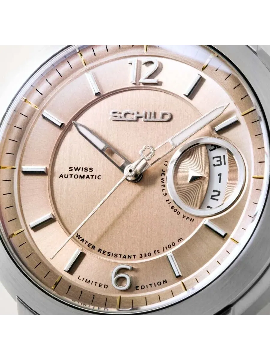 Мужские часы Schild Heinrich Minimal Automatic Champagne с циферблатом SC-1015-33 — изображение 2 из 2, оттенок серебряный