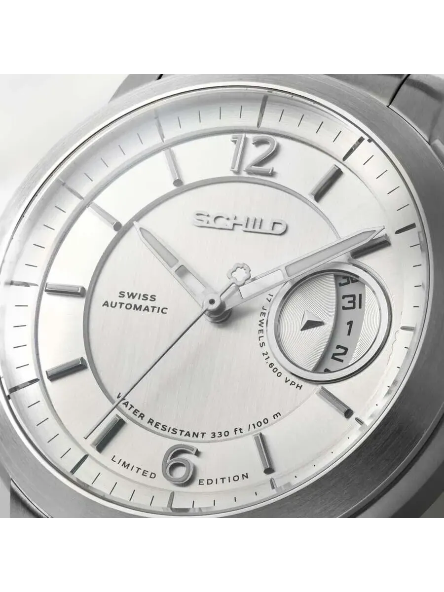 Мужские часы Schild Heinrich Minimal Automatic Silver Dial SC-1015-11 — изображение 2 из 2, оттенок серебряный