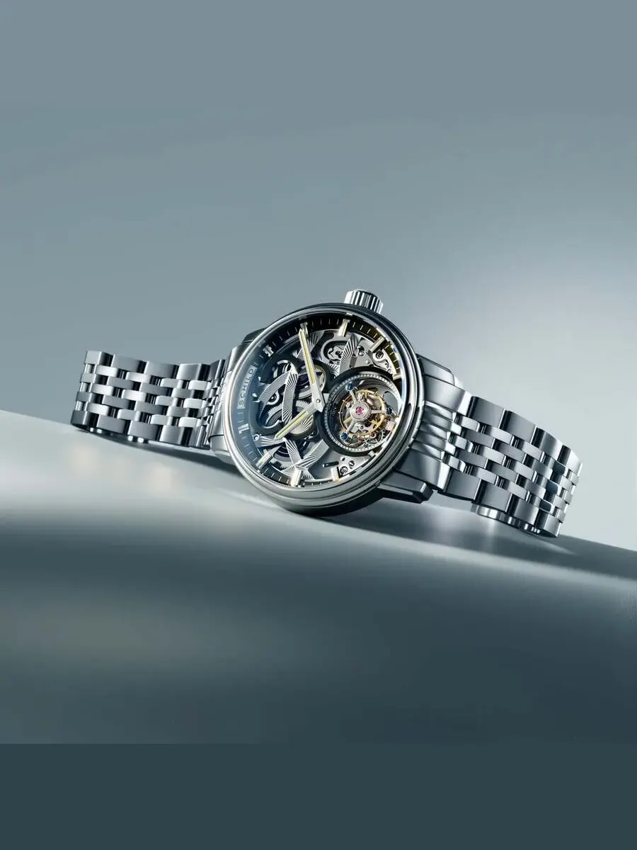 Мужские часы Schild Maximillian Brown Dial SC-1002-DD — изображение 4 из 4, оттенок серебряный