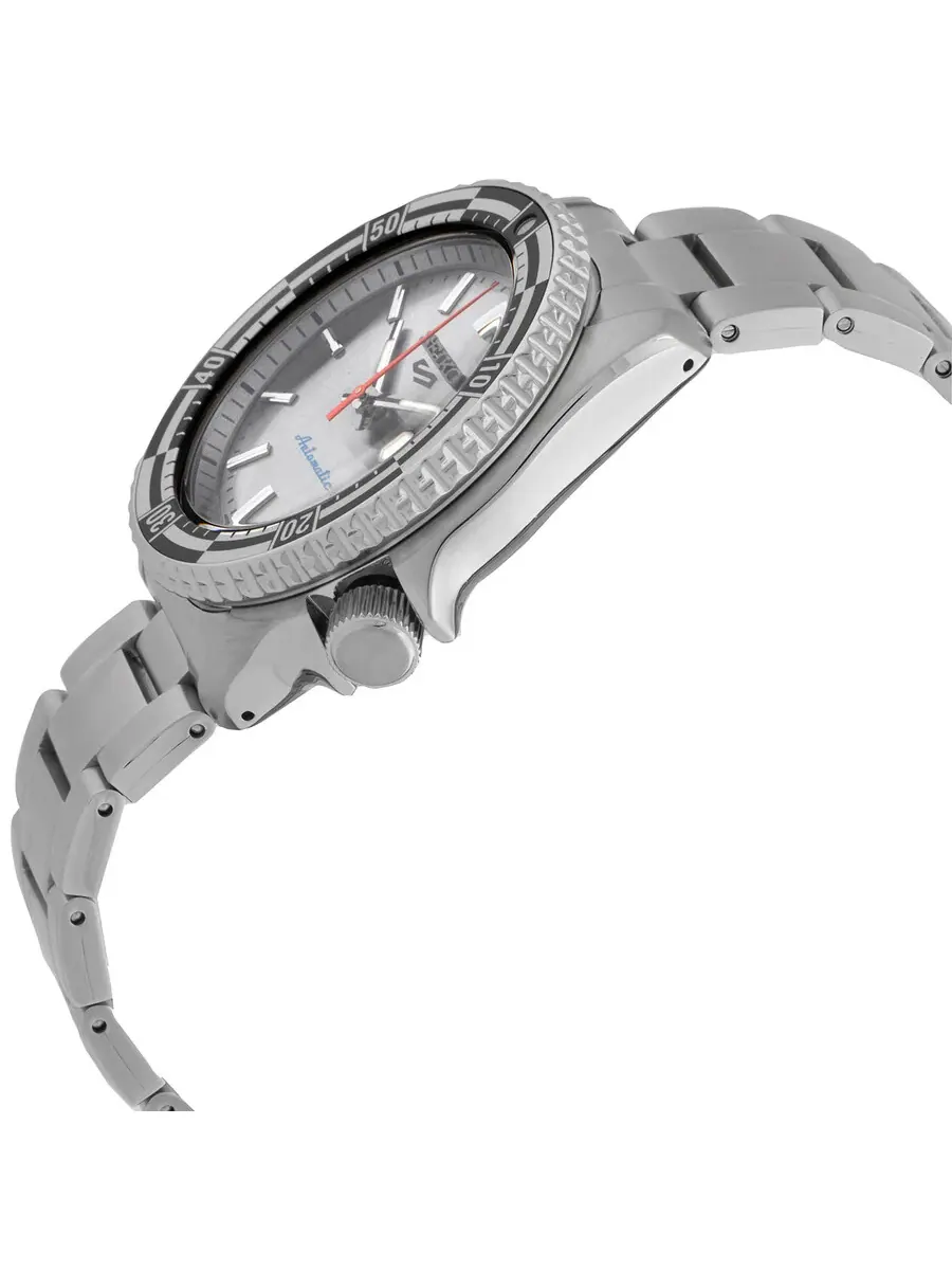 Мужские механические часы Seiko 5 Sports с серебристым циферблатом SRPK09K1 — изображение 2 из 3, оттенок серебряный