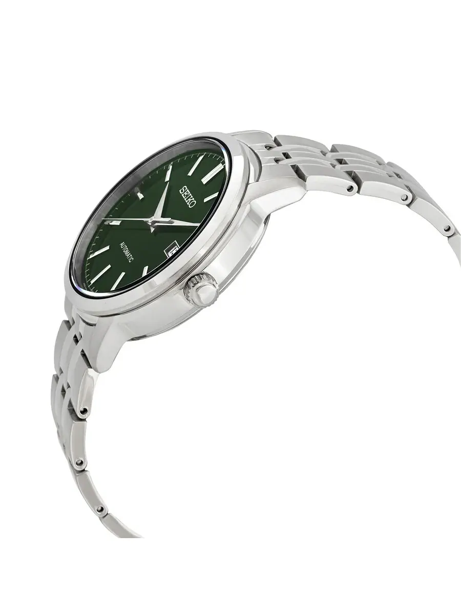 Мужские часы Seiko с автоподзаводом и зеленым циферблатом SRPH89K1 — изображение 2 из 3, оттенок серебряный