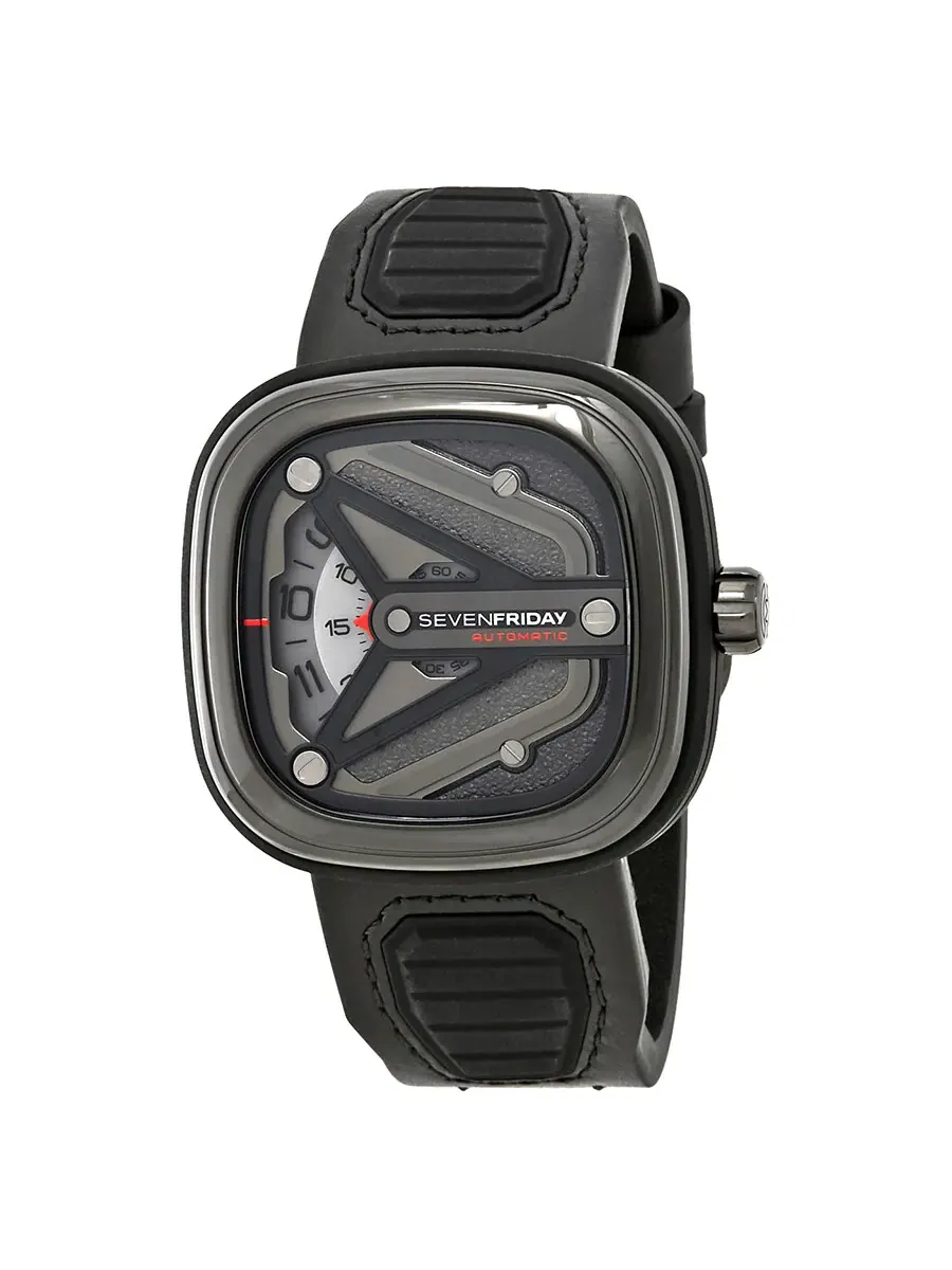 Мужские часы Sevenfriday M-Series с автоматическим механизмом и серым циферблатом M3/01 — серый