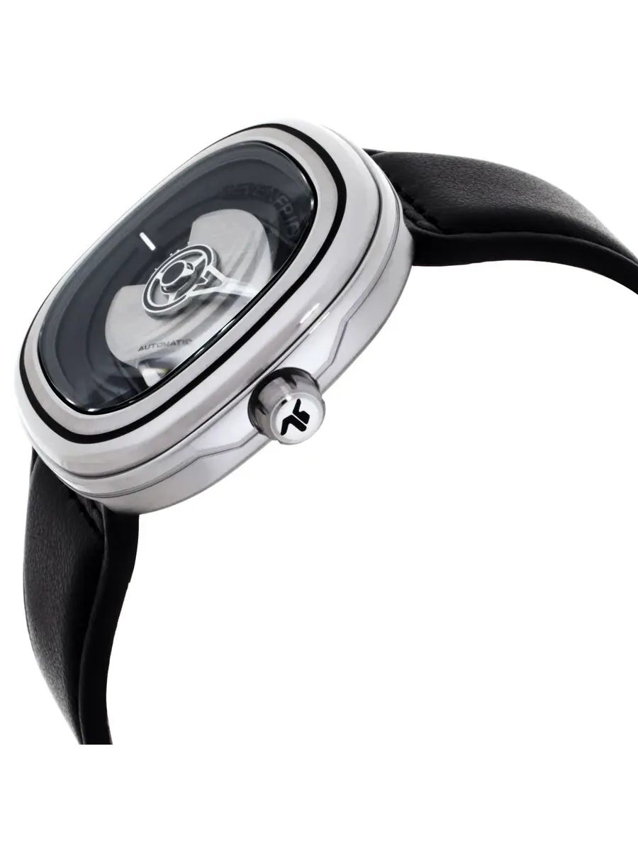 Мужские часы Sevenfriday Pe Automatic с черным циферблатом PE1/01 — изображение 2 из 3, оттенок серебряный