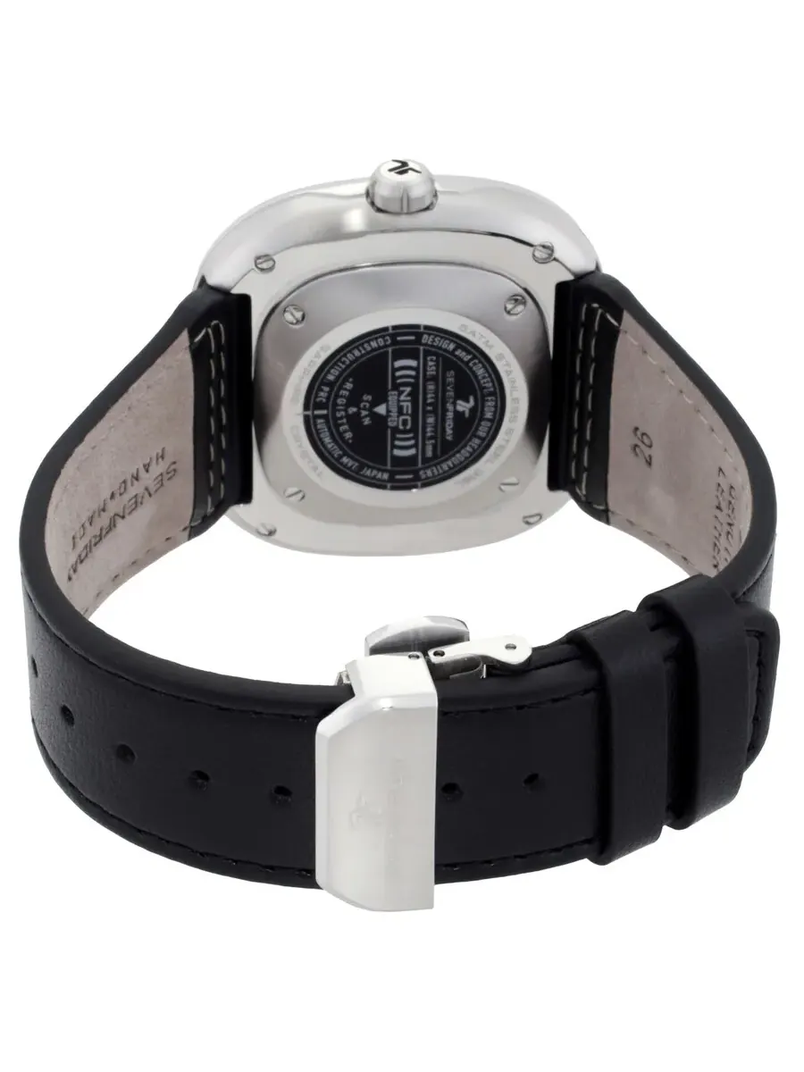 Мужские часы Sevenfriday Pe Automatic с черным циферблатом PE1/01 — изображение 3 из 3, оттенок серебряный