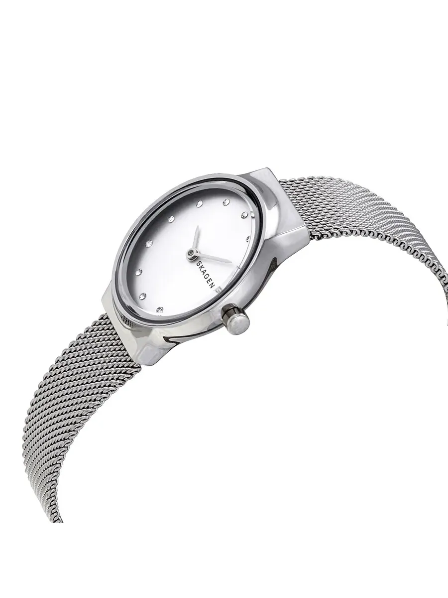 Женские часы Skagen Freja с кварцевым механизмом и серебристым циферблатом SKW2715 — изображение 2 из 3, оттенок серебряный