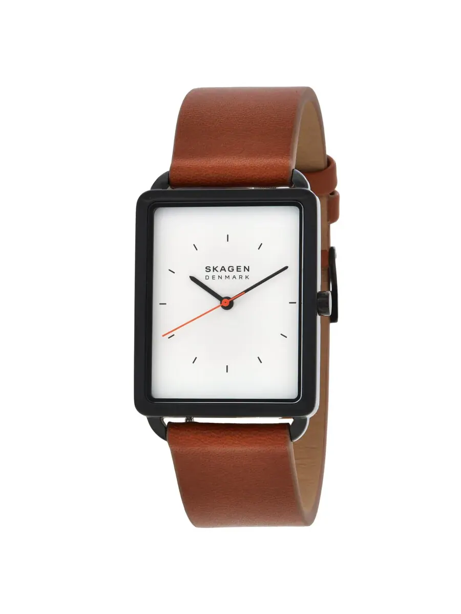 Мужские часы Skagen Hagen с кварцевым механизмом и белым циферблатом SKW6929