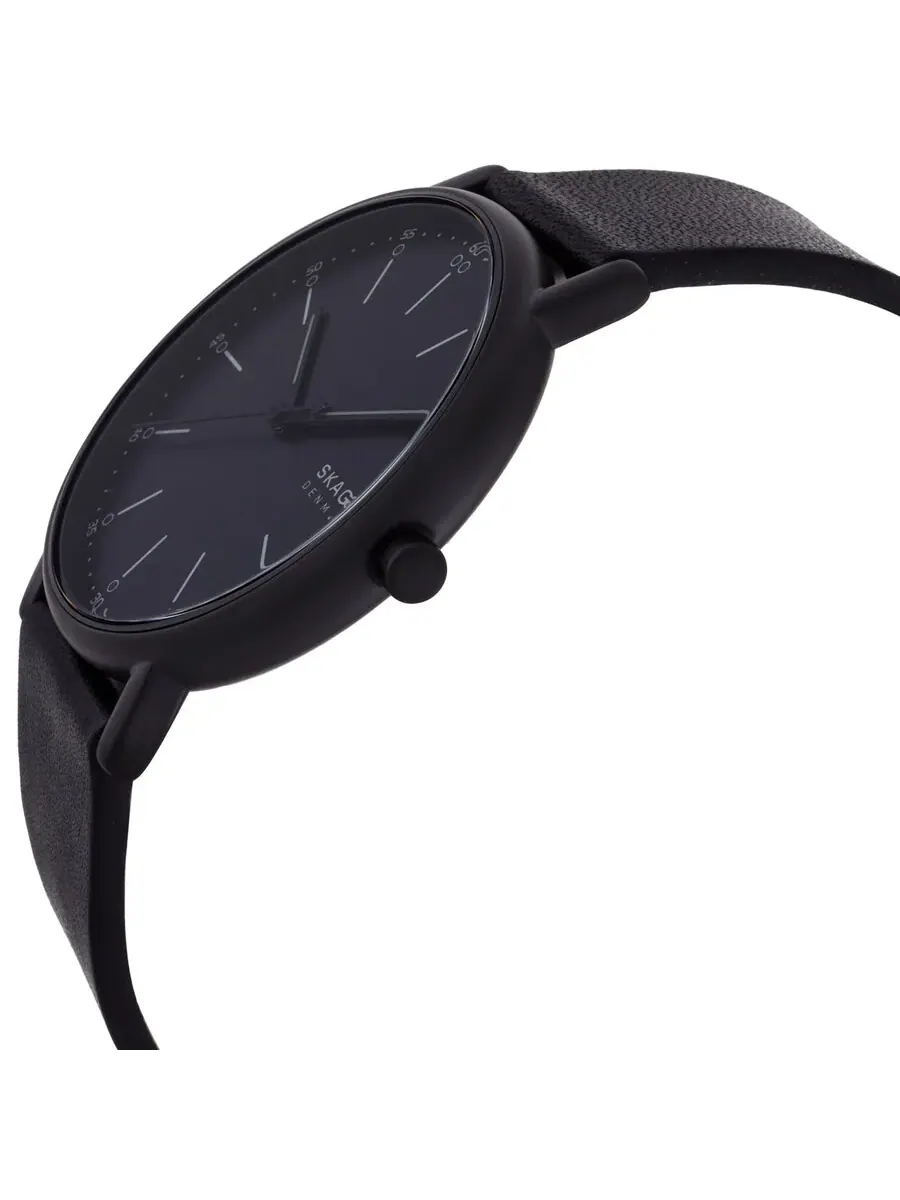 Мужские часы Skagen Signatur с черным циферблатом SKW6902 — изображение 2 из 3, оттенок черный