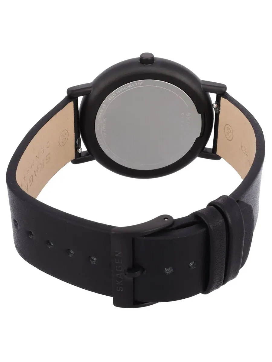 Мужские часы Skagen Signatur с черным циферблатом SKW6902 — изображение 3 из 3, оттенок черный