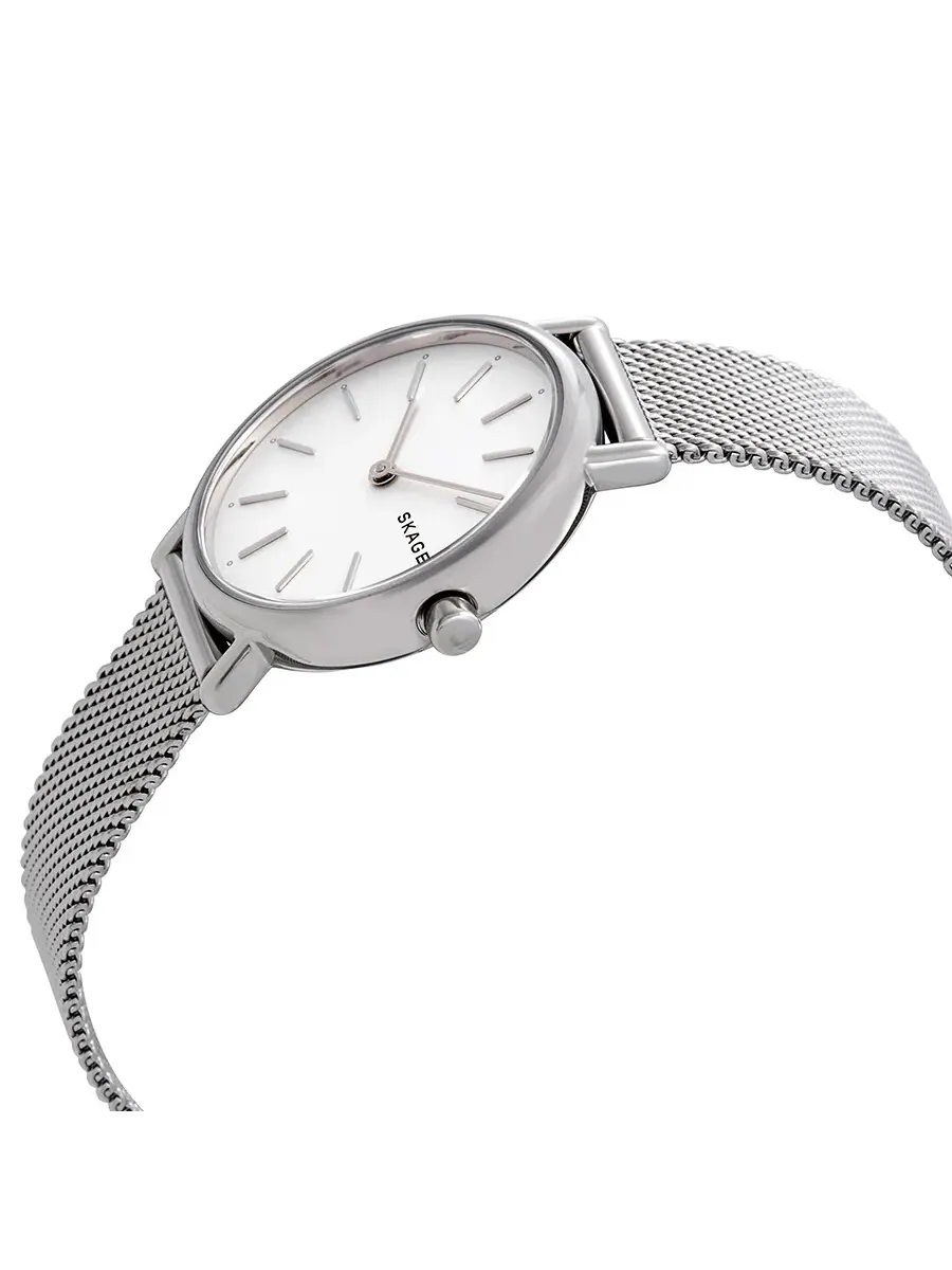 Женские часы Skagen Signatur с белым циферблатом SKW2692 — изображение 2 из 3, оттенок серебряный