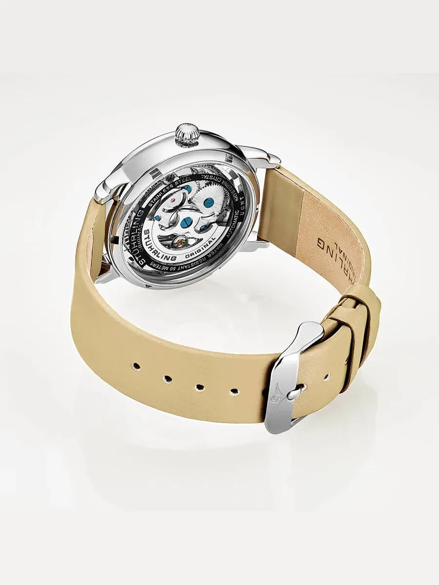 Женские часы Stuhrling Original Legacy Automatic с серебристым циферблатом M13635 — изображение 2 из 4, оттенок серебряный