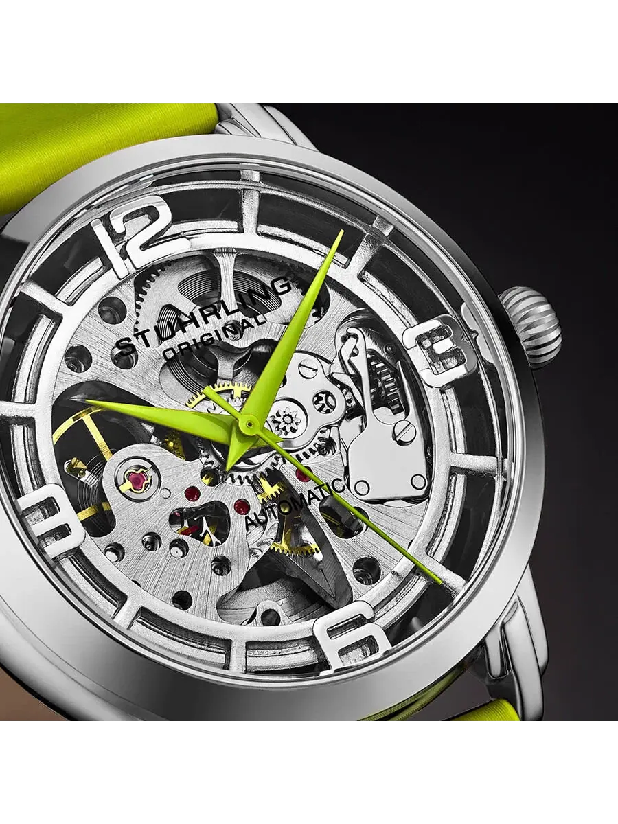 Женские автоматические часы Stuhrling Original Legacy с серебристым циферблатом, модель M13636 — изображение 4 из 4