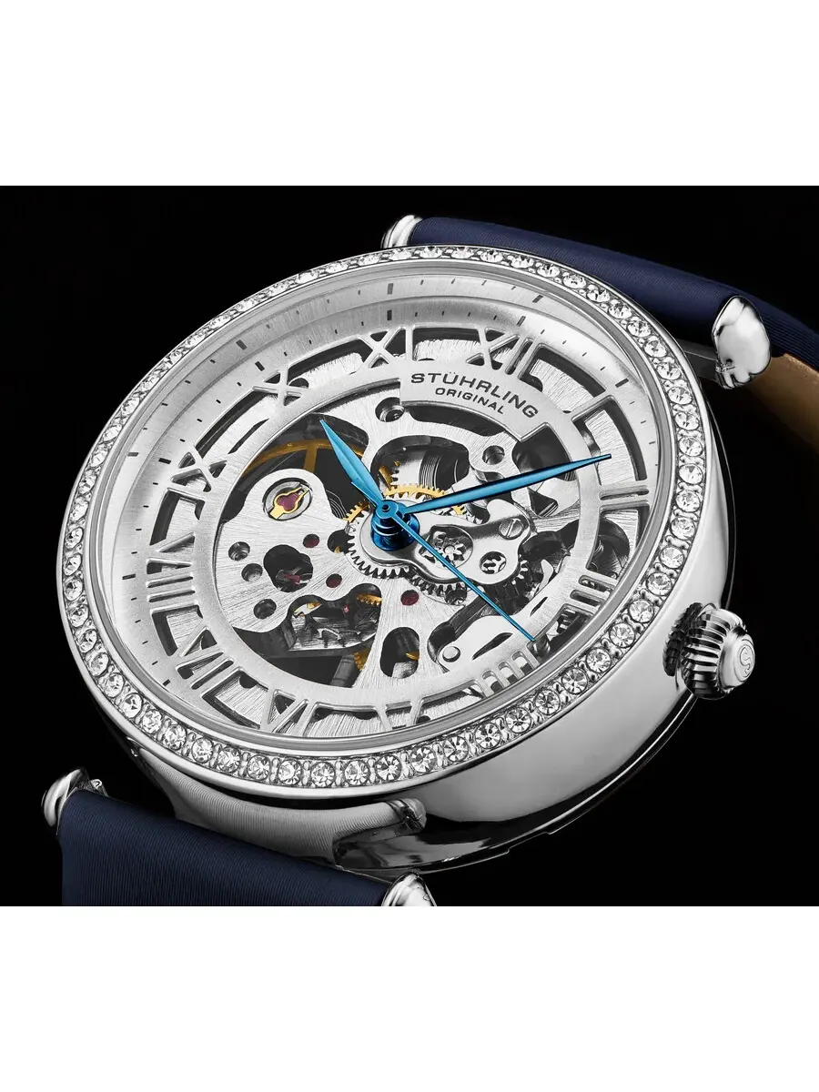 Женские часы Stuhrling Original Legacy Automatic с серебристым циферблатом M17195 — изображение 4 из 4, оттенок серебряный