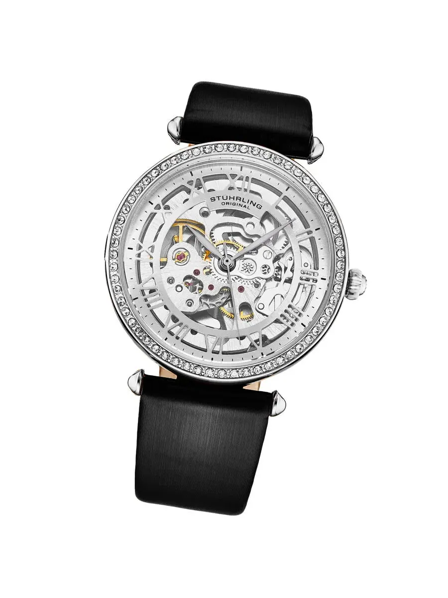 Женские часы Stuhrling Original Legacy Automatic с серебристым циферблатом M17196 — изображение 2 из 4, оттенок серебряный
