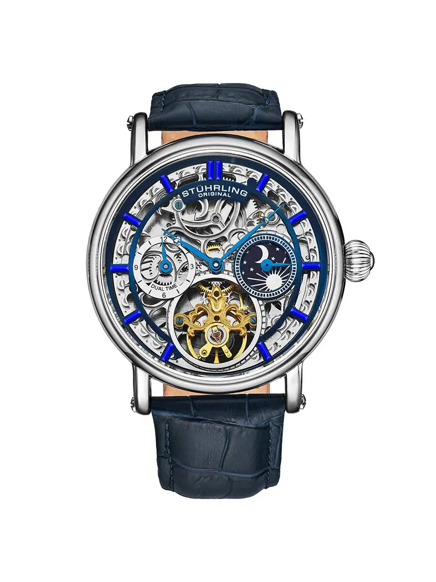 Мужские часы Stuhrling Original Legacy Automatic Skeleton Dial M13580