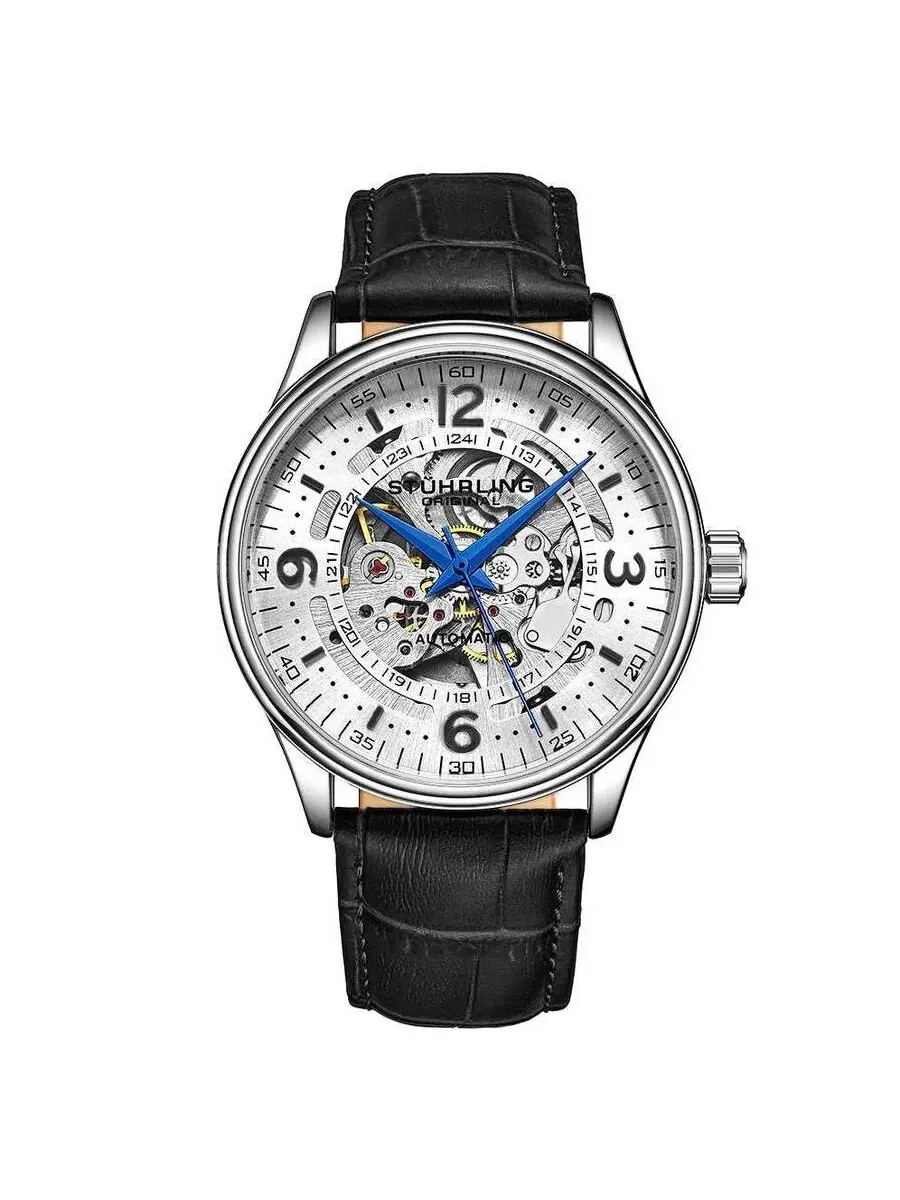 Мужские часы Stuhrling Original Legacy с белым циферблатом M15740