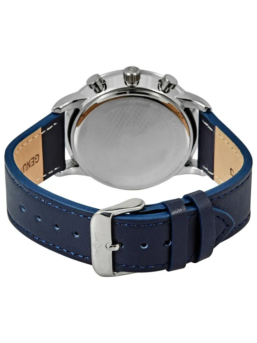 Мужские часы Stuhrling Original Monaco с черным циферблатом M15889 — изображение 3 из 3, оттенок серебряный