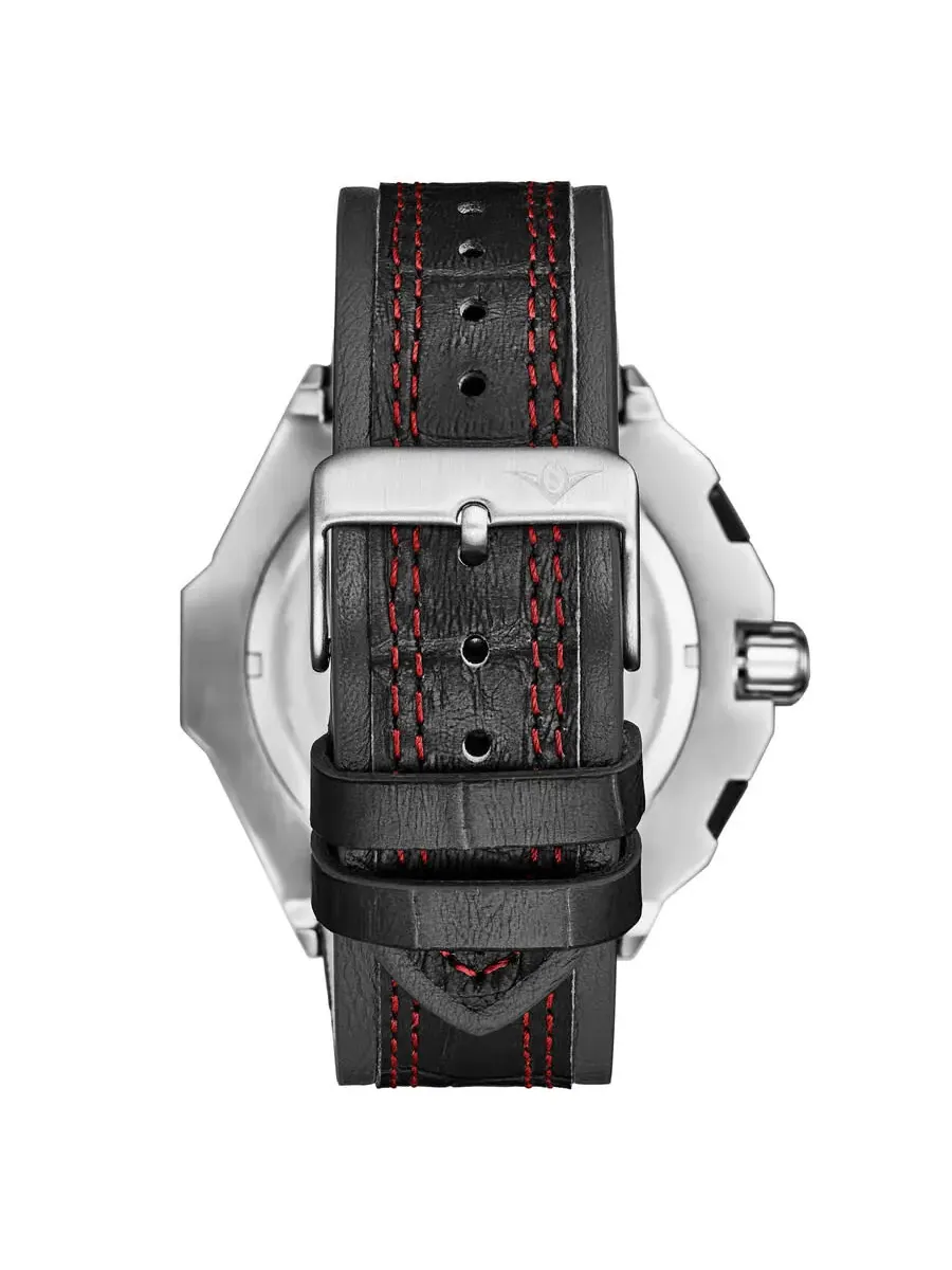 Мужские часы Stuhrling Original Monaco Chronograph Quartz с черным циферблатом M18236 — изображение 2 из 2