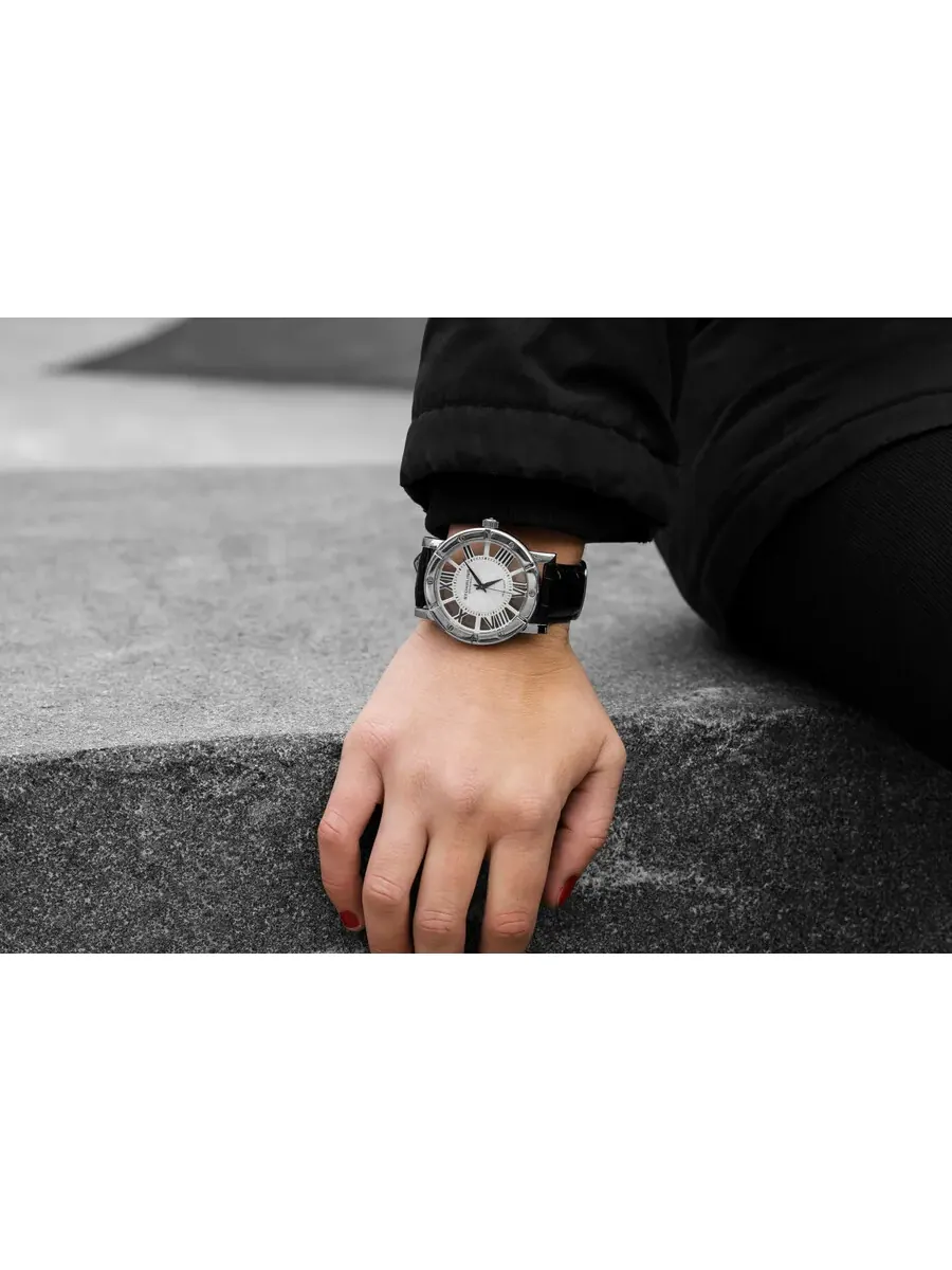 Мужские часы Stuhrling Original Symphony Quartz с серебристым циферблатом M17962 — изображение 7 из 7, оттенок серебряный