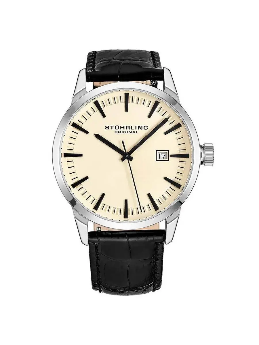 Мужские часы Stuhrling Original Symphony с белым циферблатом M15296