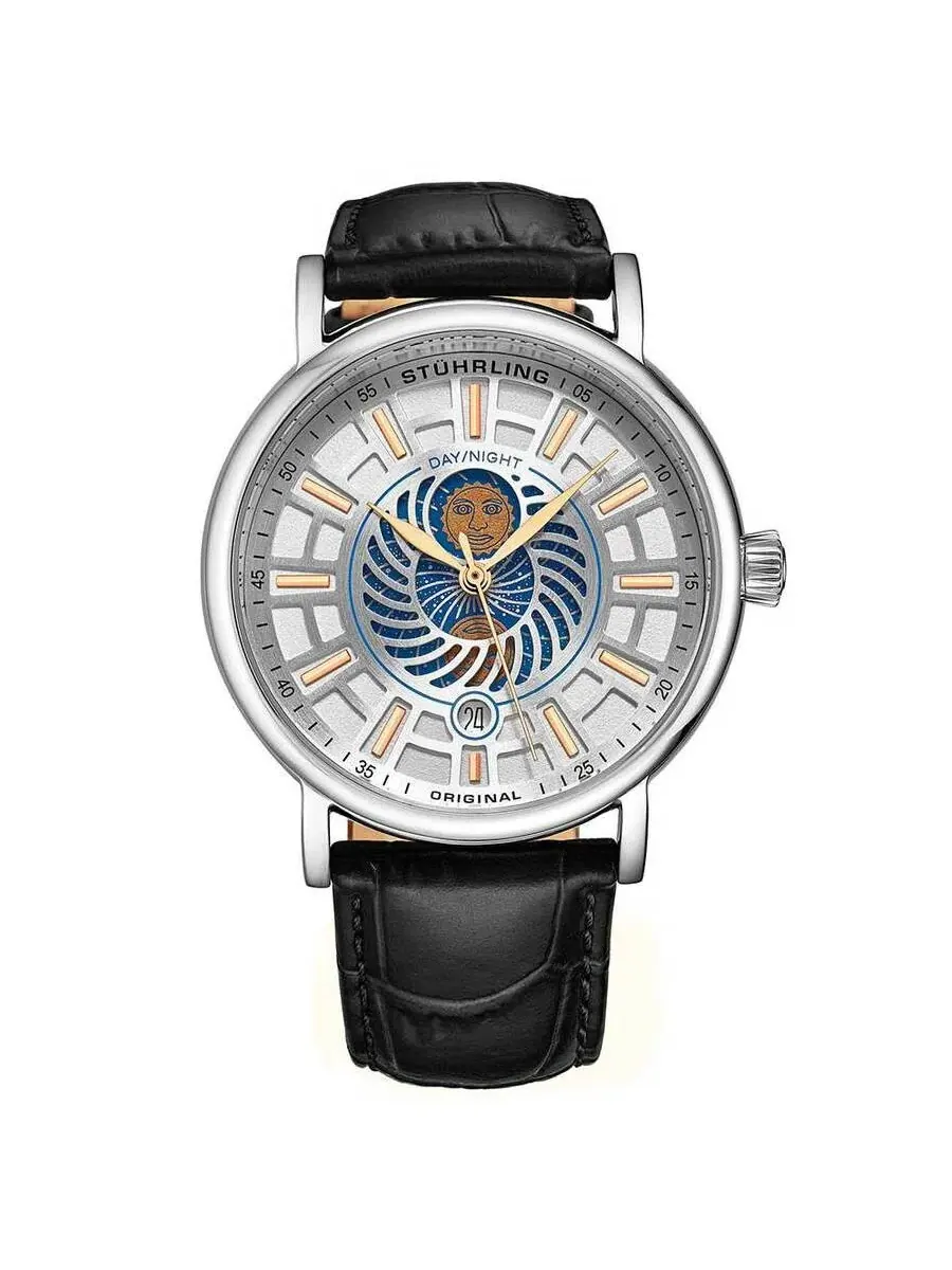 Мужские часы Stuhrling Original Symphony с белым циферблатом M15530