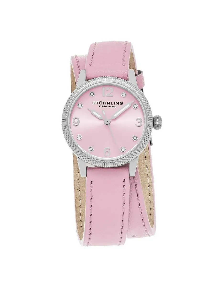 Женские часы Stuhrling Original Vogue с розовым циферблатом M15357