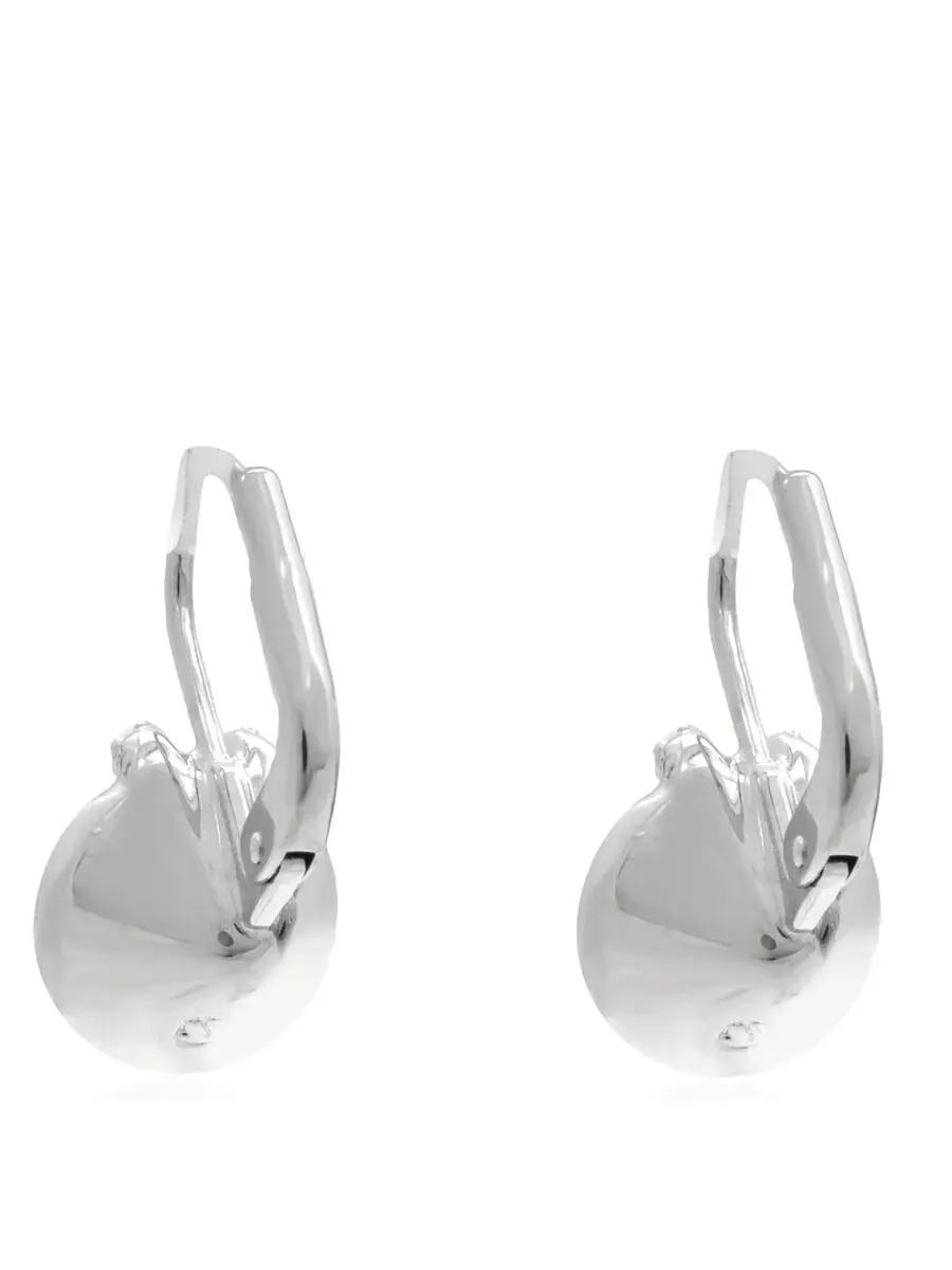Серьги Swarovski Bella с V-образным подвесом с родиевым покрытием — изображение 4 из 4, оттенок розовый