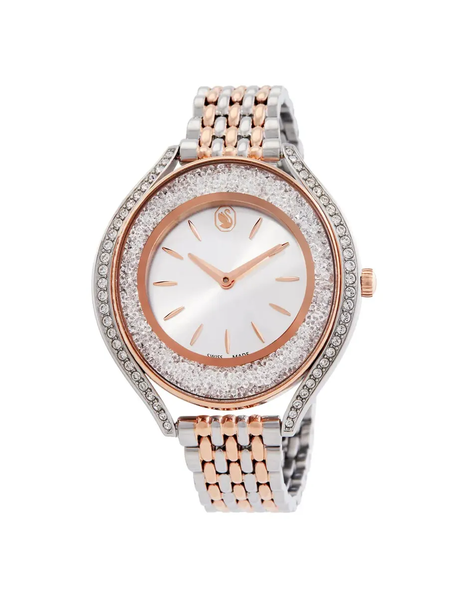 Женские часы Swarovski Crystalline с кварцевым белым циферблатом 5730162