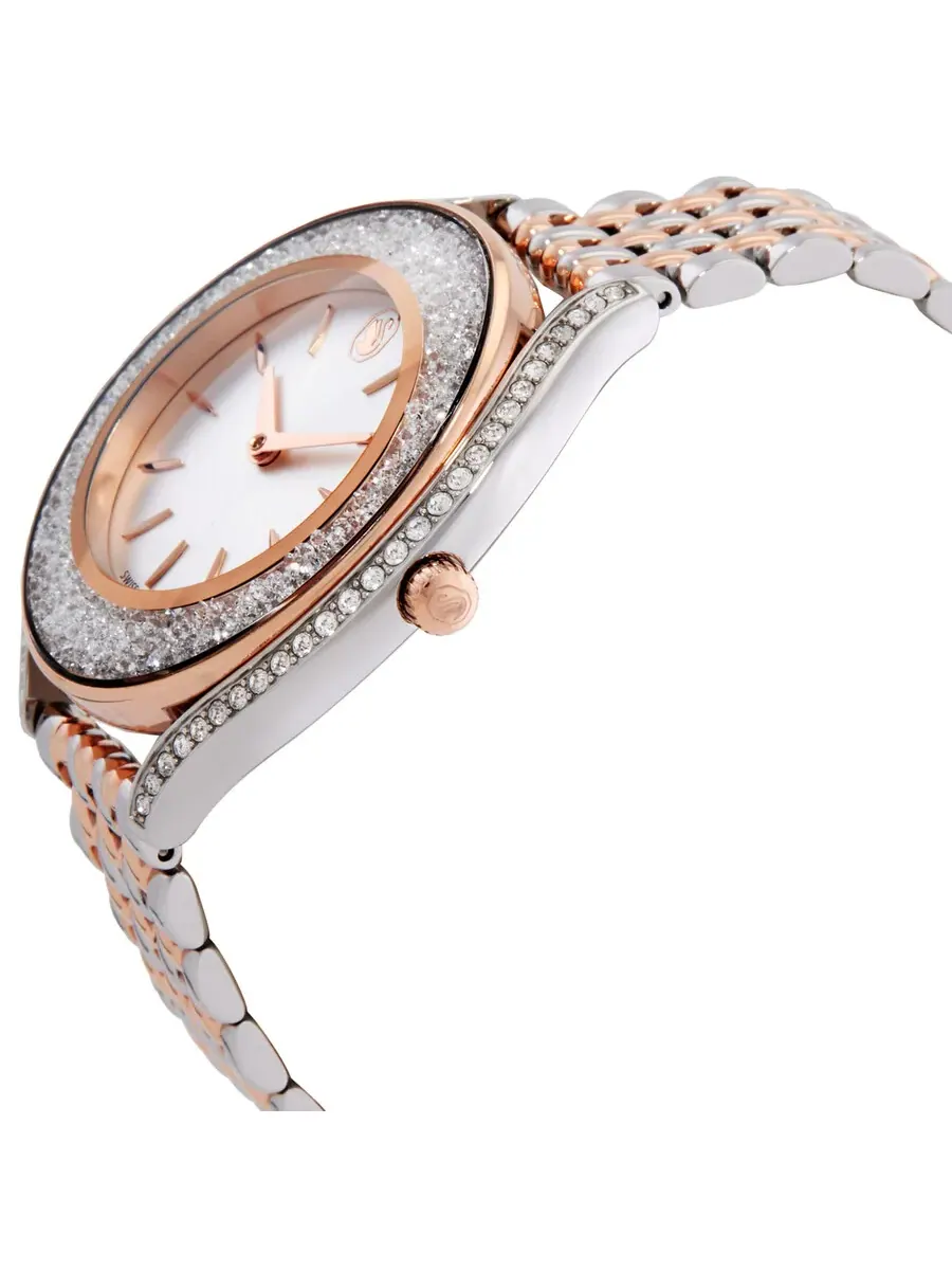 Женские часы Swarovski Crystalline с кварцевым белым циферблатом 5730162 — изображение 2 из 3, оттенок серебряный