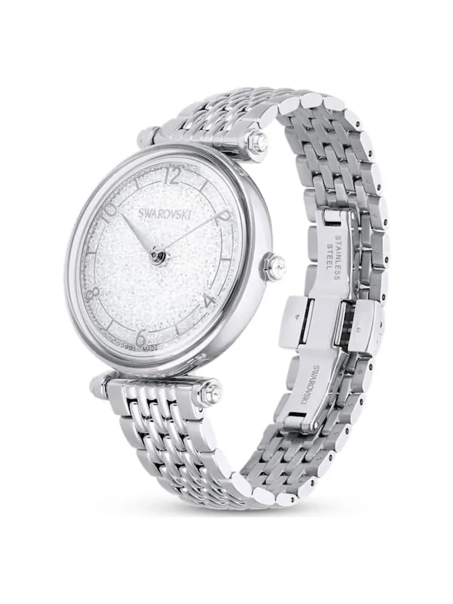 Женские кварцевые часы Swarovski Crystalline Wonder с серебристым циферблатом, артикул 5656929 — изображение 2 из 3