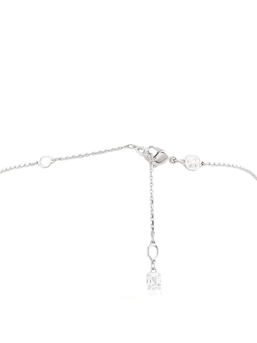 Подвеска Swarovski Dextera с переплетенным родием и блестящим кристаллом — изображение 4 из 4, оттенок белый