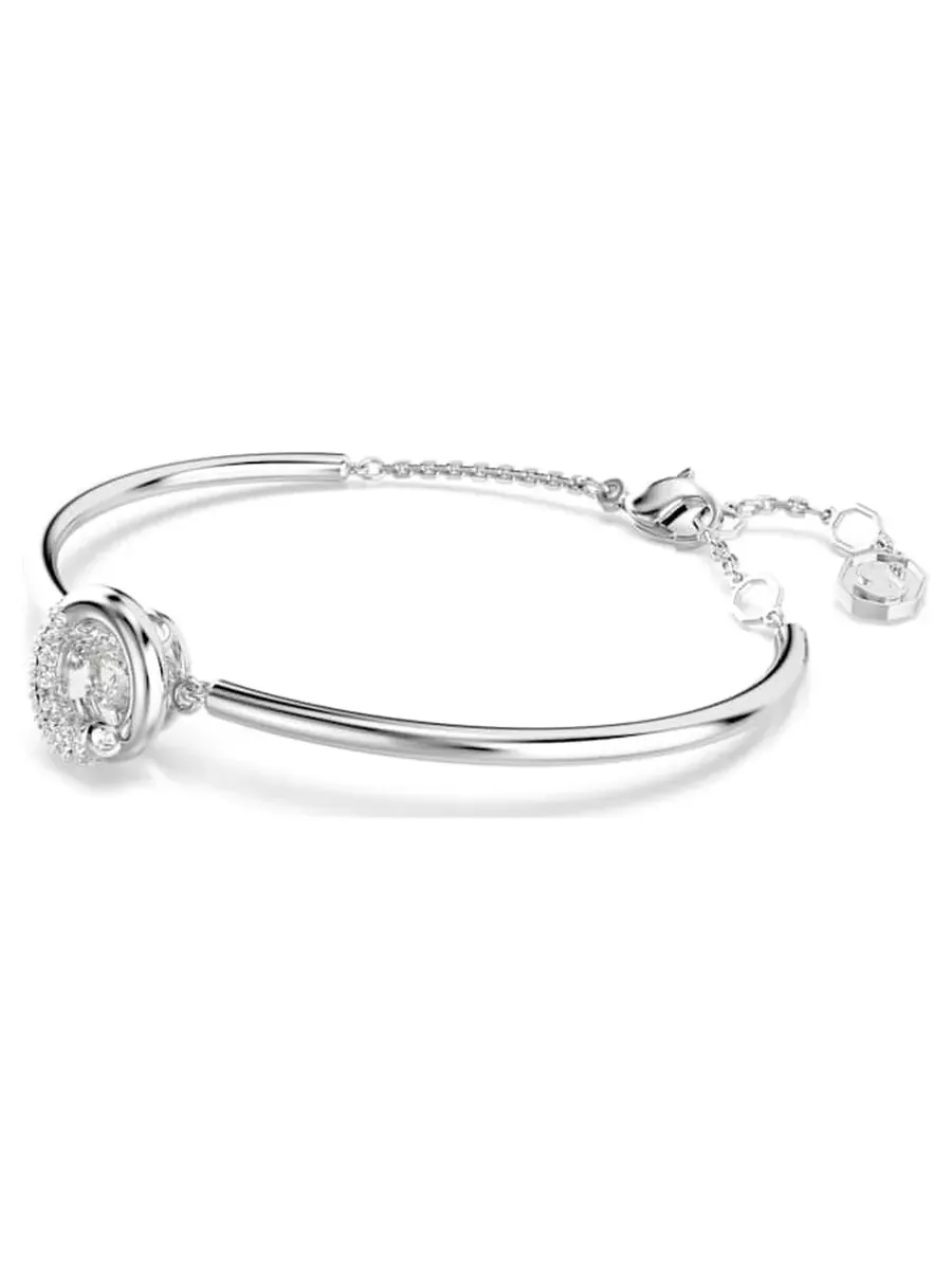 Браслет Swarovski Dextera с круглым огранкой, родиевым покрытием — изображение 2 из 2, оттенок белый