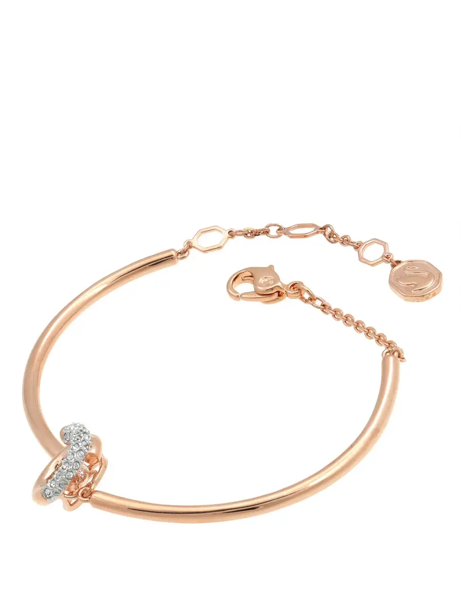 Браслет из кристаллов Swarovski Dextera круглой огранки — изображение 4 из 4, оттенок белый