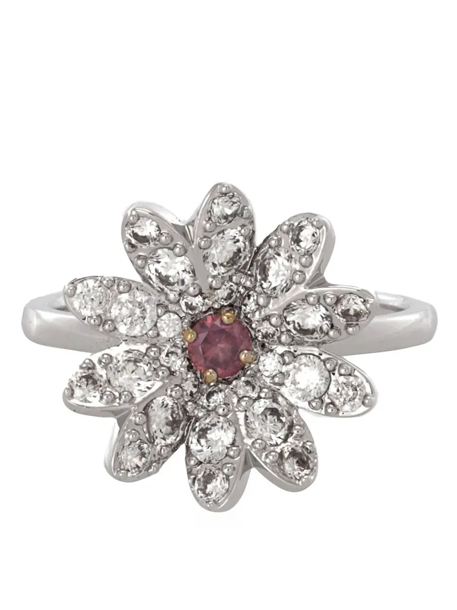 Кольцо Swarovski Eternal Flower из смешанного металла, размер 55 (US 6.75) — изображение 3 из 5, оттенок розовый