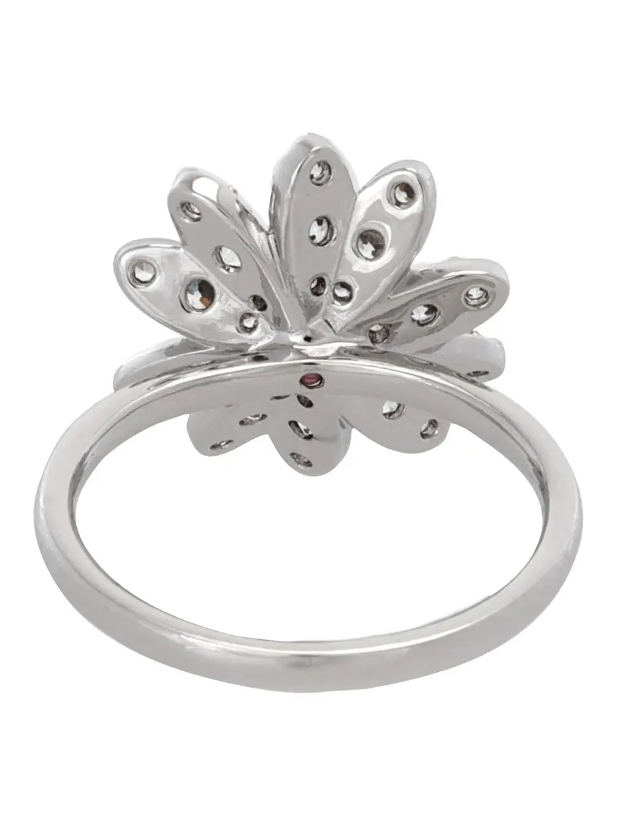 Кольцо Swarovski Eternal Flower из смешанного металла, размер 55 (US 6.75) — изображение 5 из 5, оттенок розовый