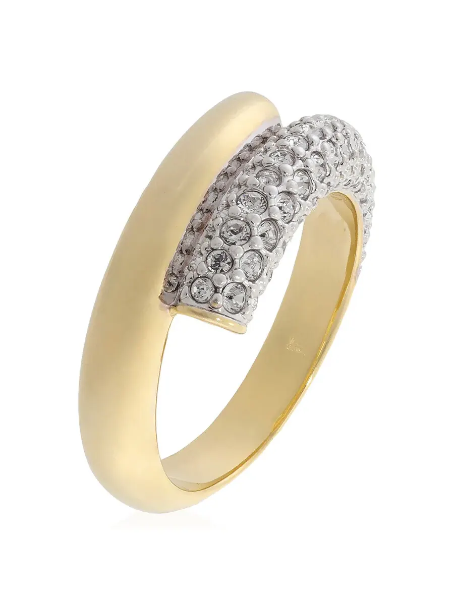 Кольцо Dextera с золотым покрытием Swarovski