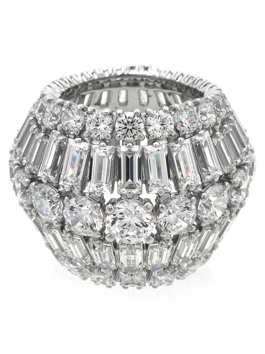 Коктейльное кольцо Swarovski Hyperbola