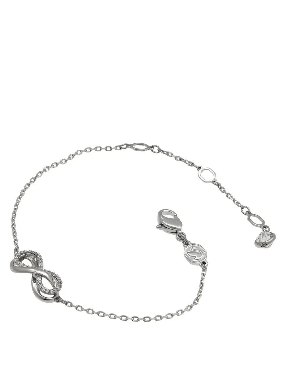 Женский браслет Swarovski Hyperbola Infinity, размер M — изображение 4 из 4, оттенок белый