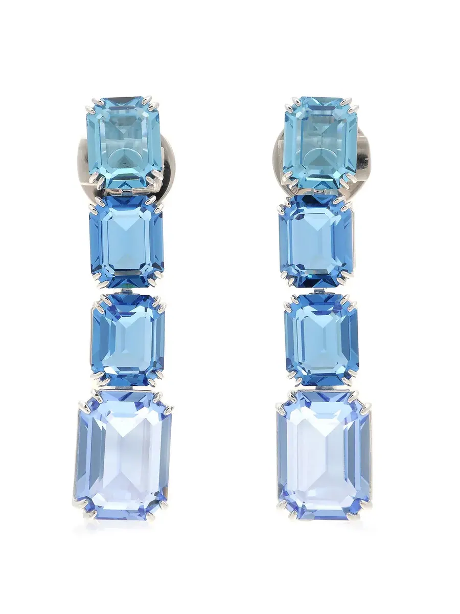 Женские серьги Swarovski Millenia с подвеской и огранкой октагон