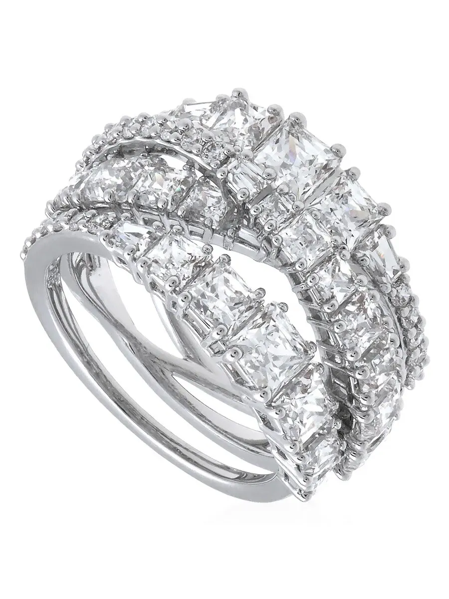 Женское кольцо Swarovski Twist Wrap