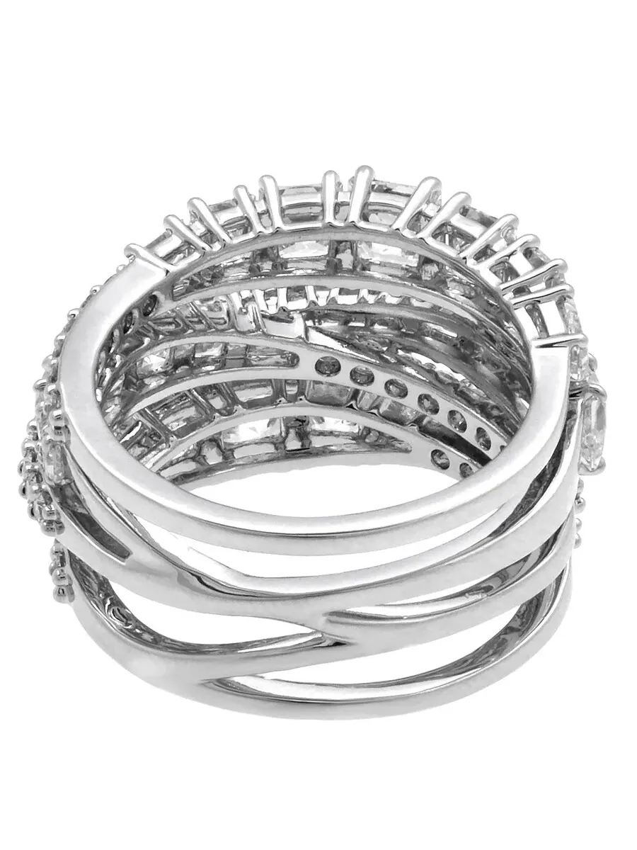 Женское кольцо Swarovski Twist Wrap — изображение 4 из 4, оттенок белый
