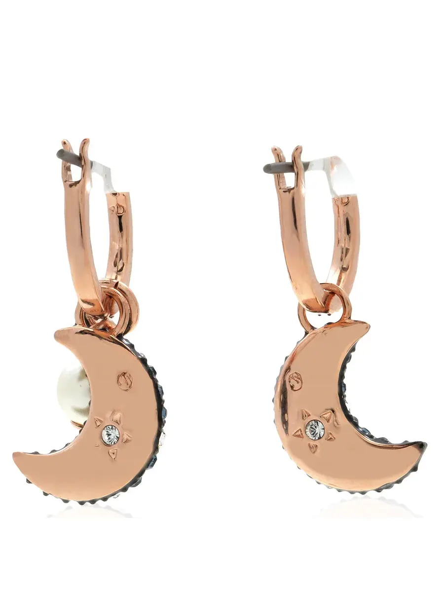 Серьги-подвески Swarovski Luna — изображение 5 из 5, оттенок серебряный