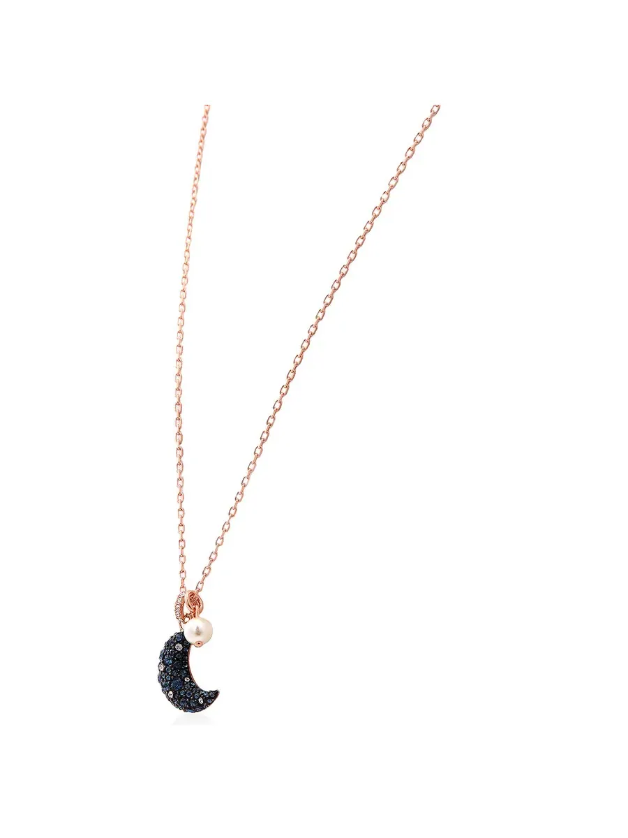 Подвеска Swarovski Luna розовое золото блестящий мульти — изображение 3 из 4, оттенок серебряный