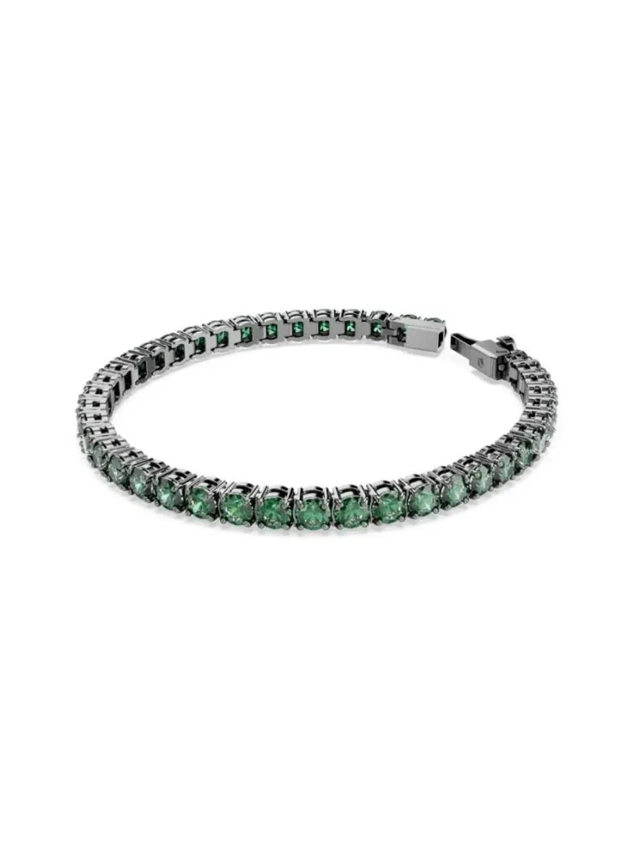 Теннисный браслет с кристаллами Swarovski Matrix, размер XL