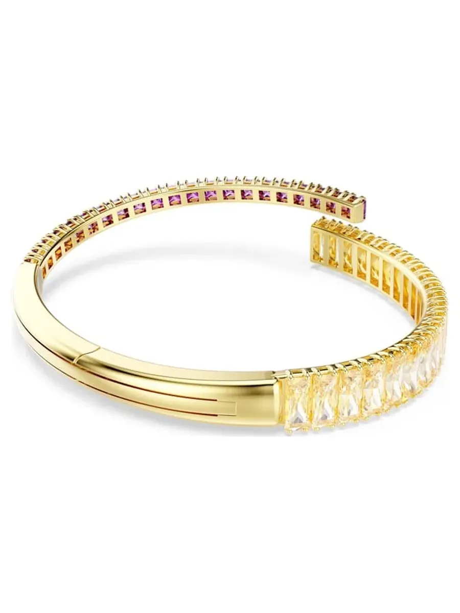 Браслет Swarovski Matrix с позолотой — изображение 3 из 3, оттенок фиолетовый