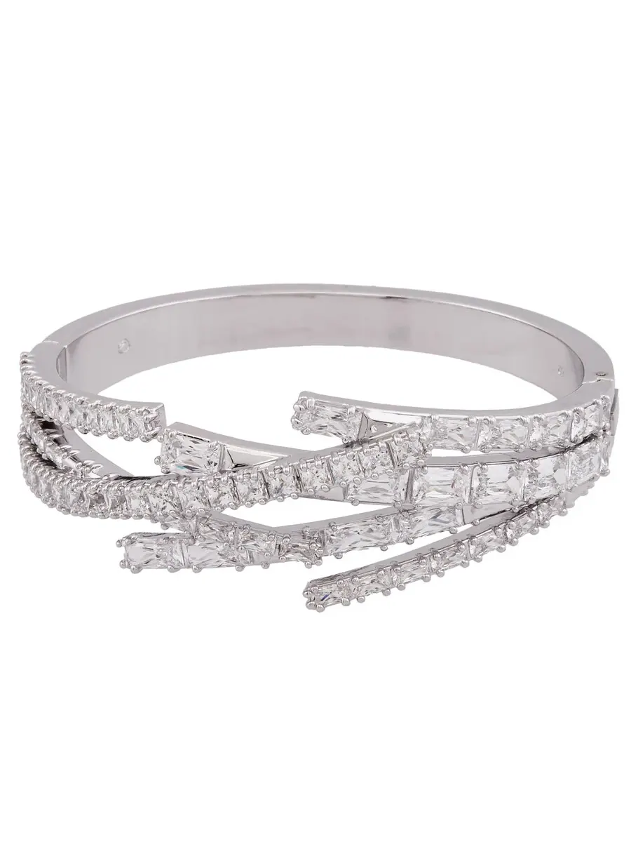 Браслет из кристаллов Swarovski Matrix с различными огранками