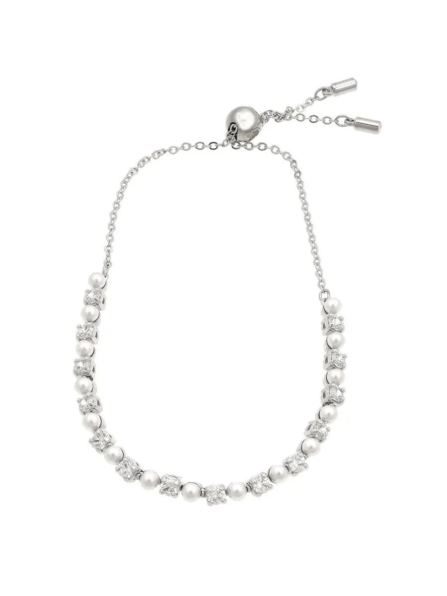 Браслет Swarovski Matrix Soft 3 мм с родиевым покрытием