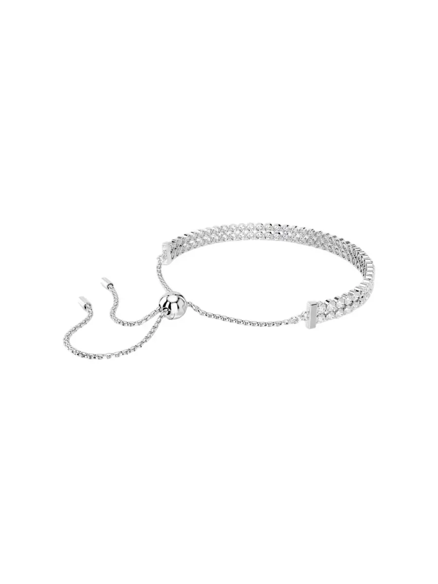 Браслет для тенниса Swarovski Matrix — изображение 3 из 4, оттенок белый